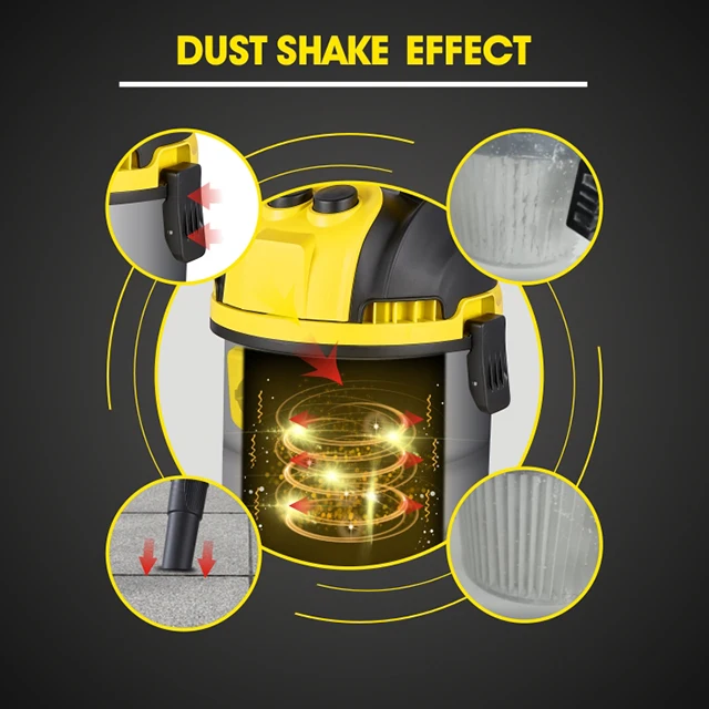 super silence 66DBA household 3 in 1 wet and dry and blow vacuum cleaner for office use