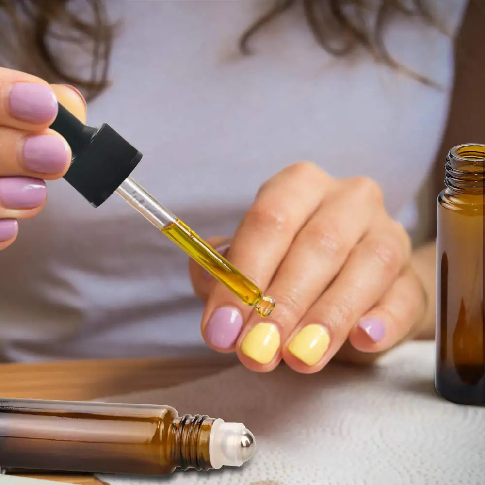 10ml essential oil glass bottle roll