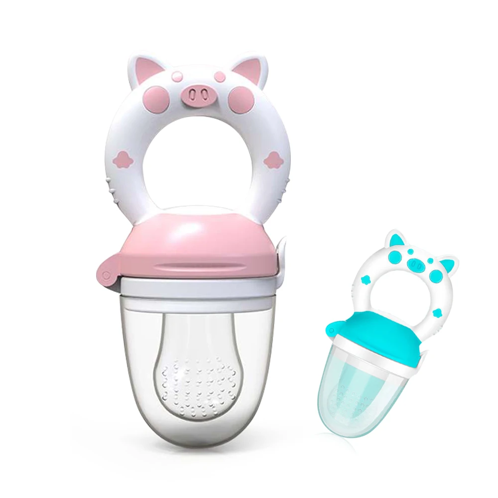 Silicone Infant Nipple Soother Kids Feeding Pacifier Fresh Fruit Vegetables Baby Food Feeder Set BPA Free Silicon