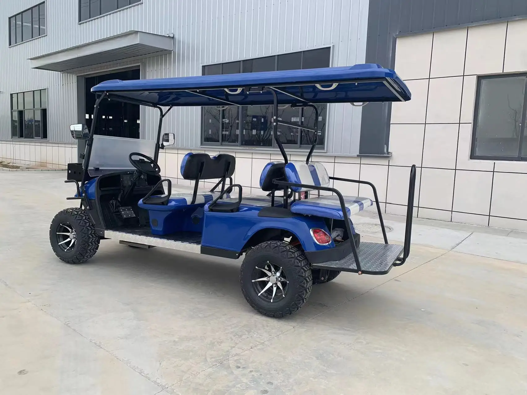 Sharefer 6 person golf mini car jeep golf Cart 4+2 6 seater full Electric Golf Cart 6 seats