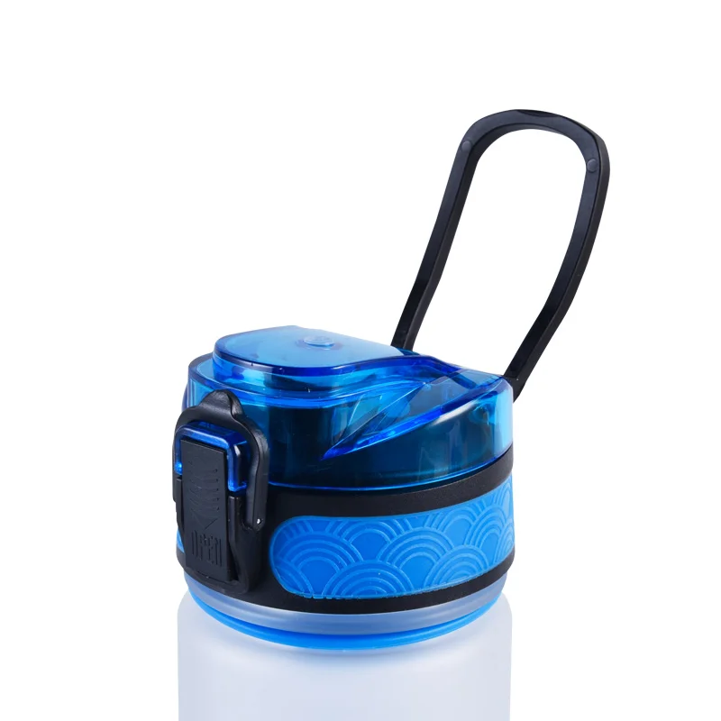 1 Liter Plastic Carton Tritan  Gradient Color Motivational Plastic Water Bottle With Fruit Infuser