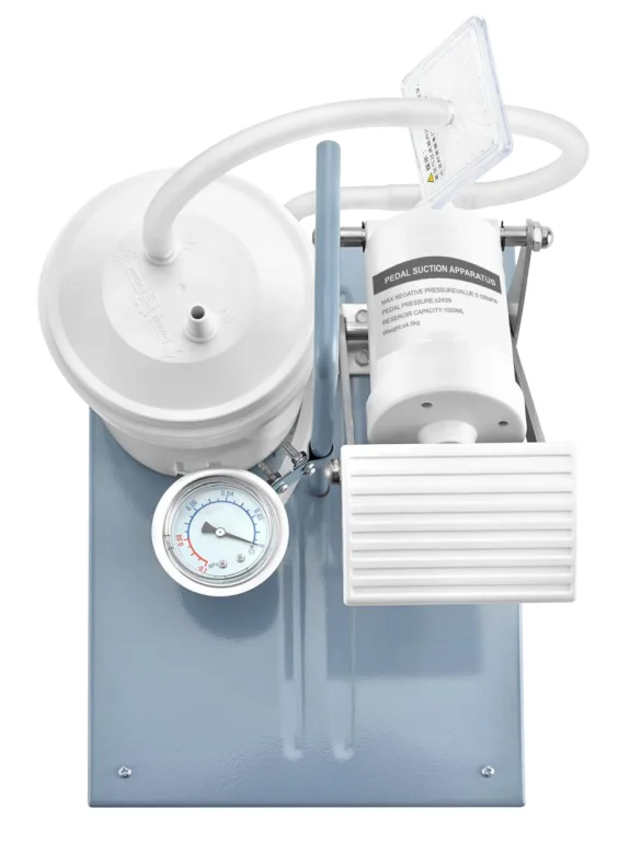 2023 Portable  Medical Equipment Hospital Pedal Suction Unit  Machine  Apparatus Unit Suction Machine