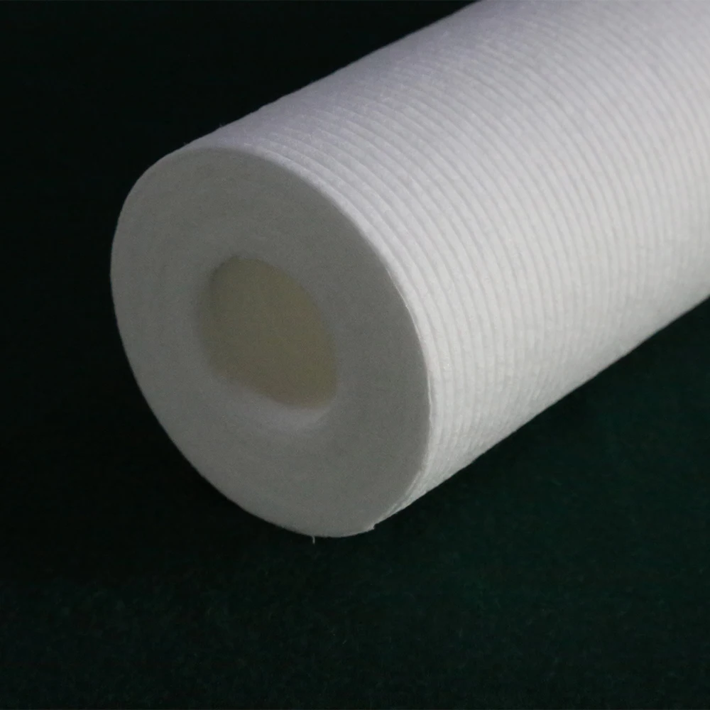 High Filter Area 10 Inch Pp Water Filter Cartridge Ecofriendly 0.5 Micron Replacement Melt Blown Cartridge