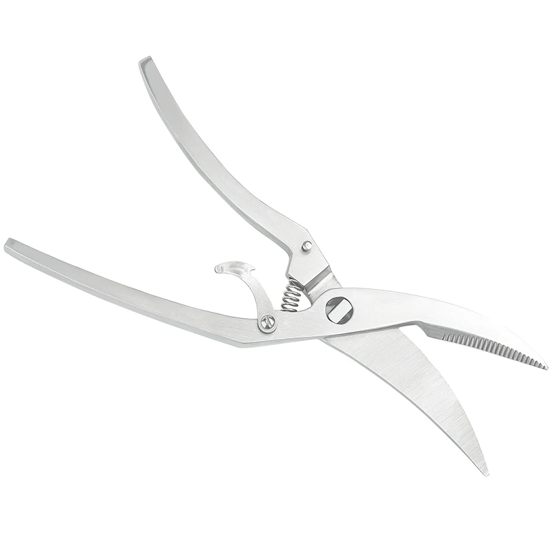 Enduring Sharp Kitchen Scissors Chicken Bones Poultry Cutting Scissors Made of Stainless Steel
