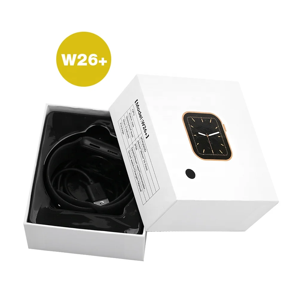 2021 New smartwatch W26 Reloj Inteligente series 6 wristband online  price iwo w26 plus pro smart watch w26+