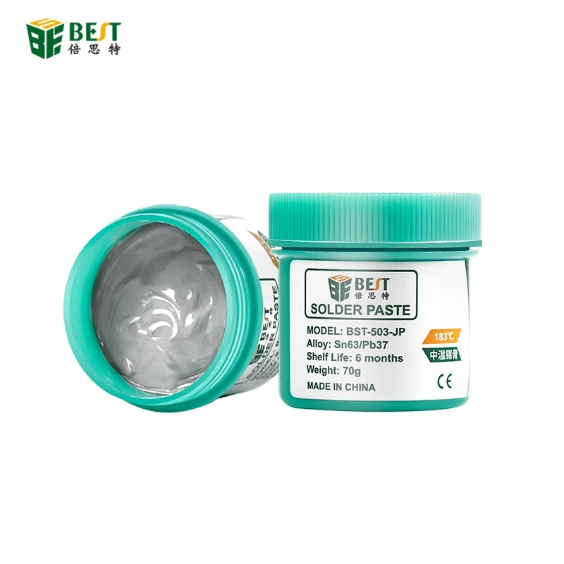 BESTOOL 503 70G SN63PB37 Высококачественная паяльная паста, паяльный флюс, оловянный крем, подходит для ремонта печатных плат и микросхем