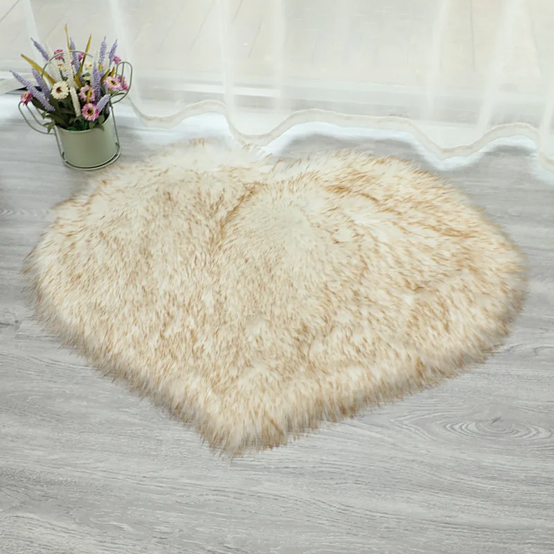 Fluffy Rug Carpets for Living Room Carpet Kids Room Long Plush Rugs for Bedroom Shag Area Rug White