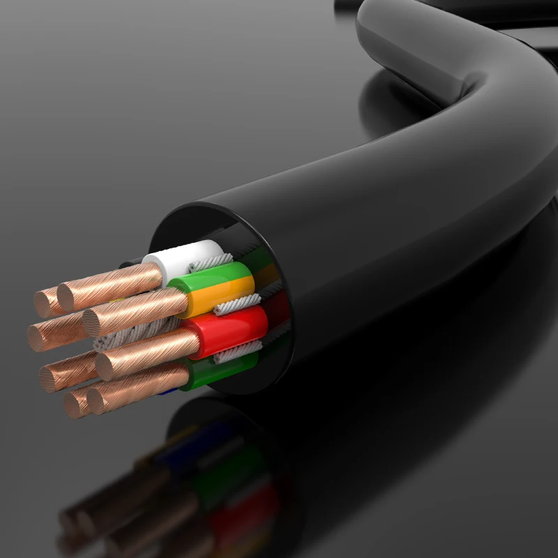 CE certificates LiHH 16X0.5mm2 LSZH multi cores tinned copper wire  drag chain Control cable