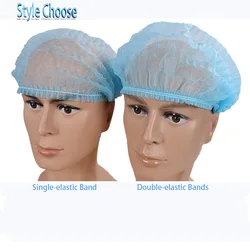 Direct Sales Breathable  China Manufacture Disposable 9g TNT Clip Bouffant Cap Hair Tie