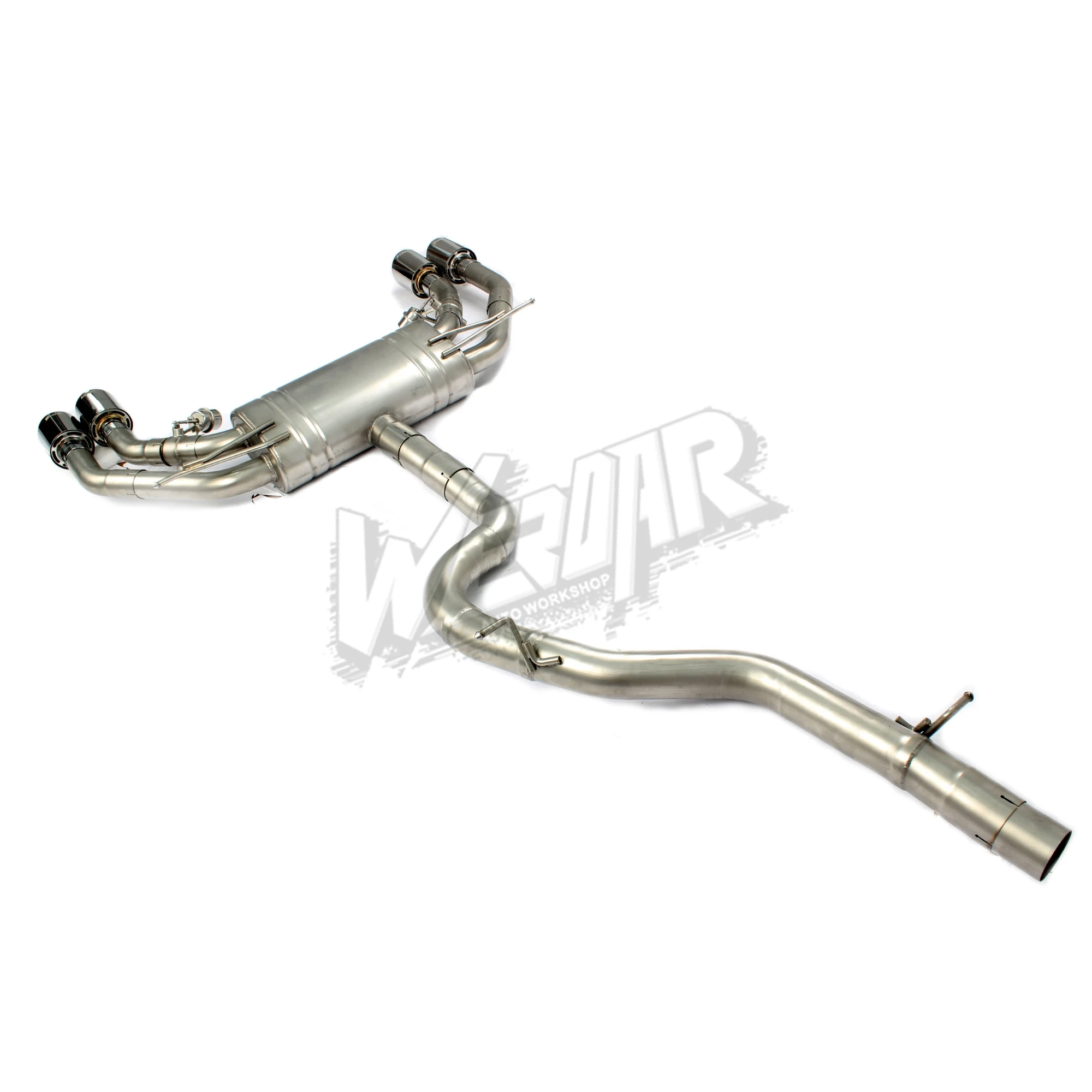Golf 7r relifth выхлопные трубы 7 R Mk7 Gti Catback выхлопные системы с выпускным наконечником, клапан дистанционного управления для Volkswagen VW
