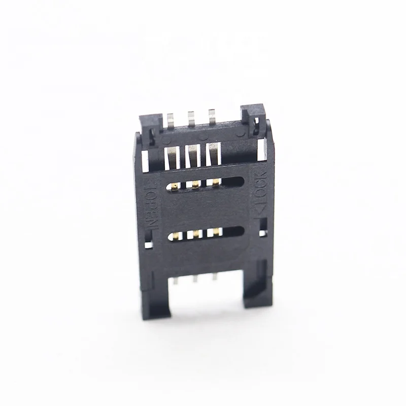 8 pin micro sim card flip for GSM/GPRS connector simcard socket