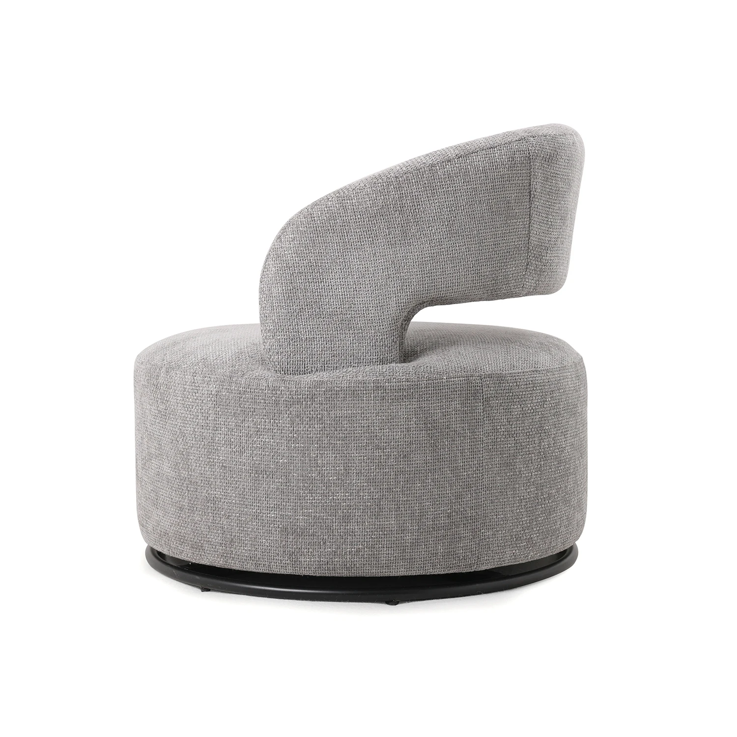 High Quality Comfortable Fabric Rotating Sofa Chair Modern Living Room Luxury Leisure Swivel Chairs