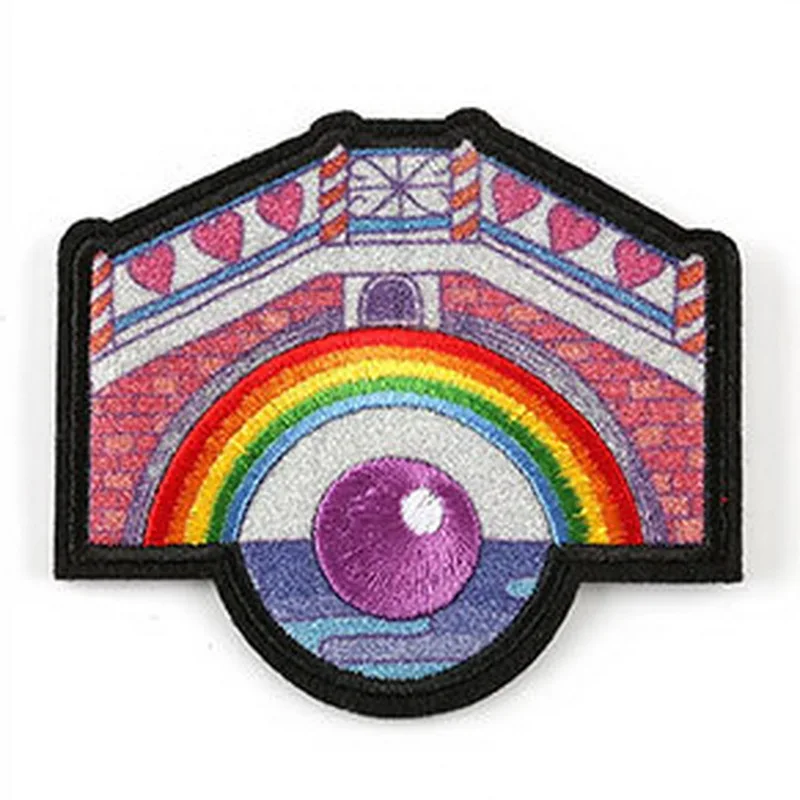 Custom Badge Embroidery Patched with Hook on back Patch
