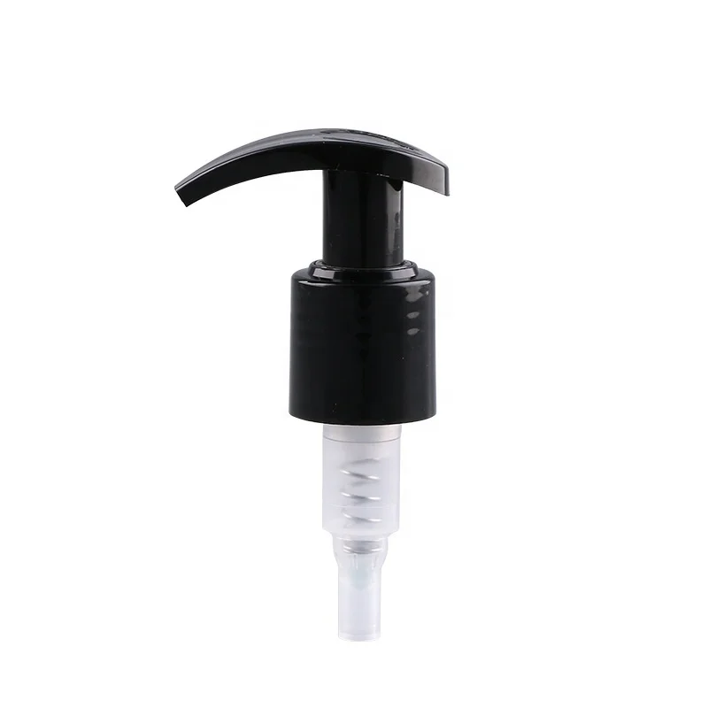 Hot Sale Black Plastic Hand Dispenser for Liquid Soap New Non-Spill Cosmetic Lotion Pump Bottle with Lids and Bottle Caps