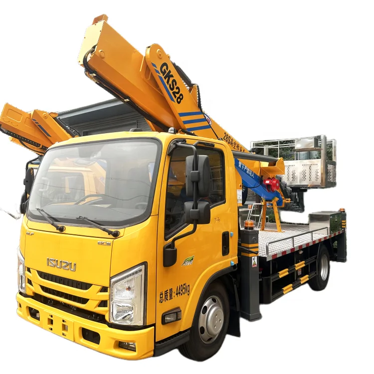 Isuzu 28 м высота мобильный воздушный подъемник Рабочая платформа грузовик для продажи