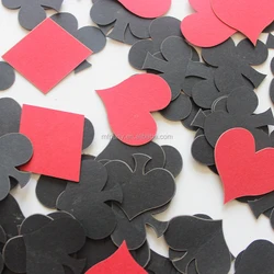 200pcs Laser Cut Casino Night Poker Theme Confetti Table Decoration Game Night Birthday Party Table Confetti Decorations