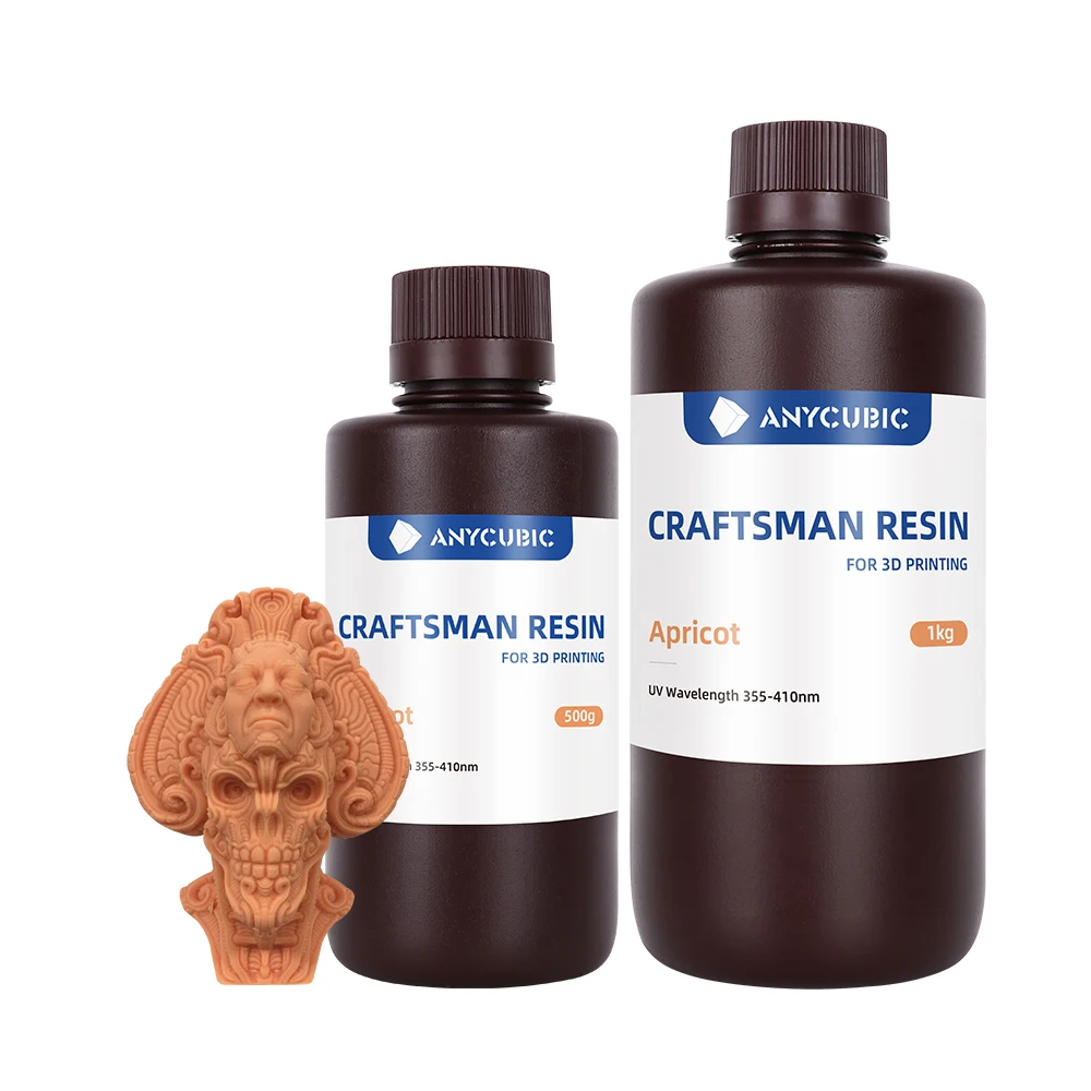 ANYCUBIC 1000 мл 1 л абрикосовая, бежевая, серо-белая смола для ЖК 3D-принтера