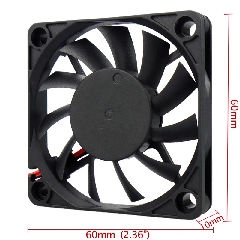 60x60x10mm 5v 12v 18v 24volt dc 60x60 mini 60mm high speed Inverter brushless fan