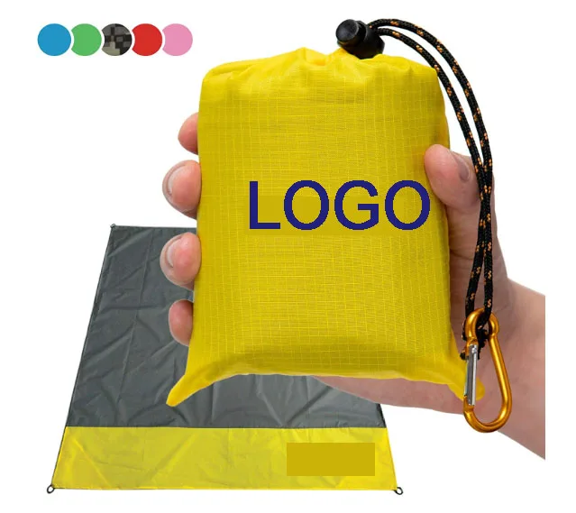 Outdoor Waterproof Beach Blanket Portable Beach Mat Compact Pocket Picnic Blanket for Camping Hiking Festival