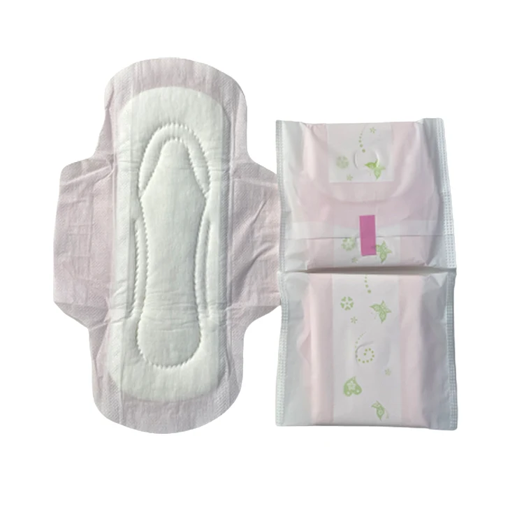 organic cotton absorbent core sanitary pads napkins biodegradable sanitary towels in low price