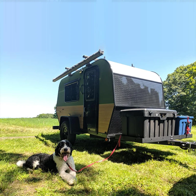 Продажа компактного внедорожного каравана производство rv camper туристические прицепы кемпинг трейлер караван с развлечениями для продажи