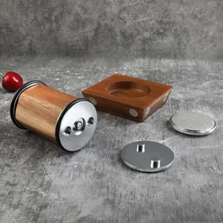 OEM Detachable Professional Stainless Steel Wooden Magnet Knife Sharpener In Kitchen