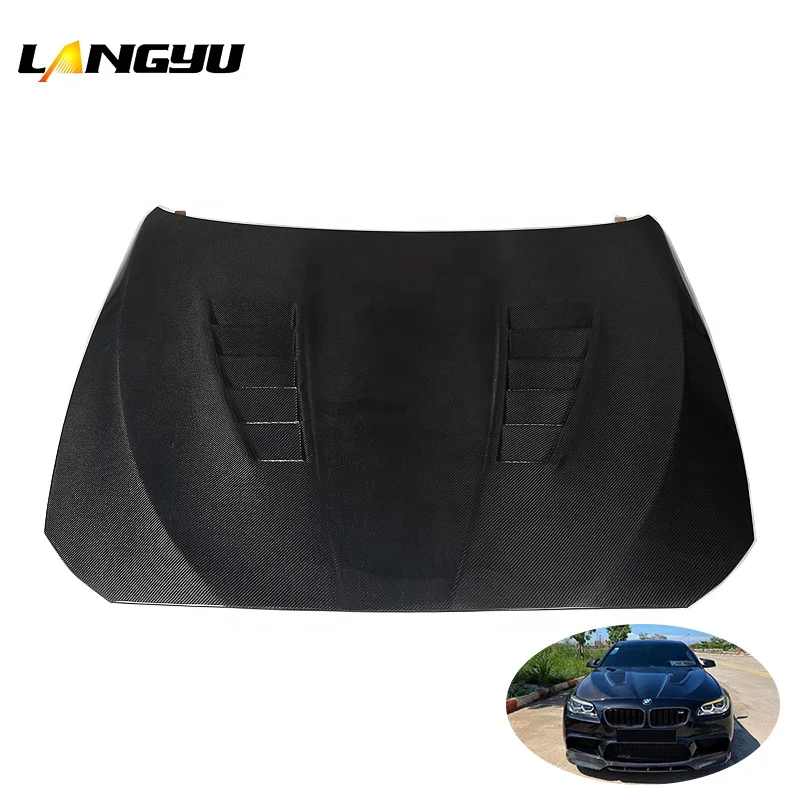 Для автозапчастей из углеродного волокна Bmw 5 серии V Style F10 капот 2011-2017