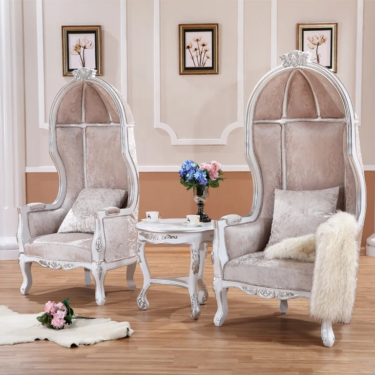 Custom Classical Wooden Birdcage sofa chair hotel lobby wooden birdcage chair