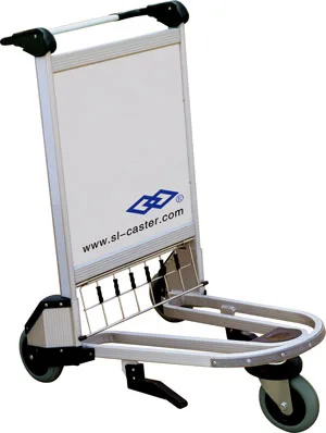  Пассажирский багаж из алюминиевого сплава для аэропорта ручная тележка багажа