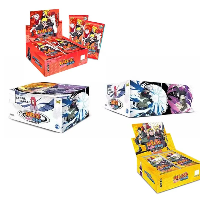 Wholesale Kayou Card Tier 4 Wave 2-4 Narutoes Plastic Board Material Google Japanese Anime Sasuke Collectible Card