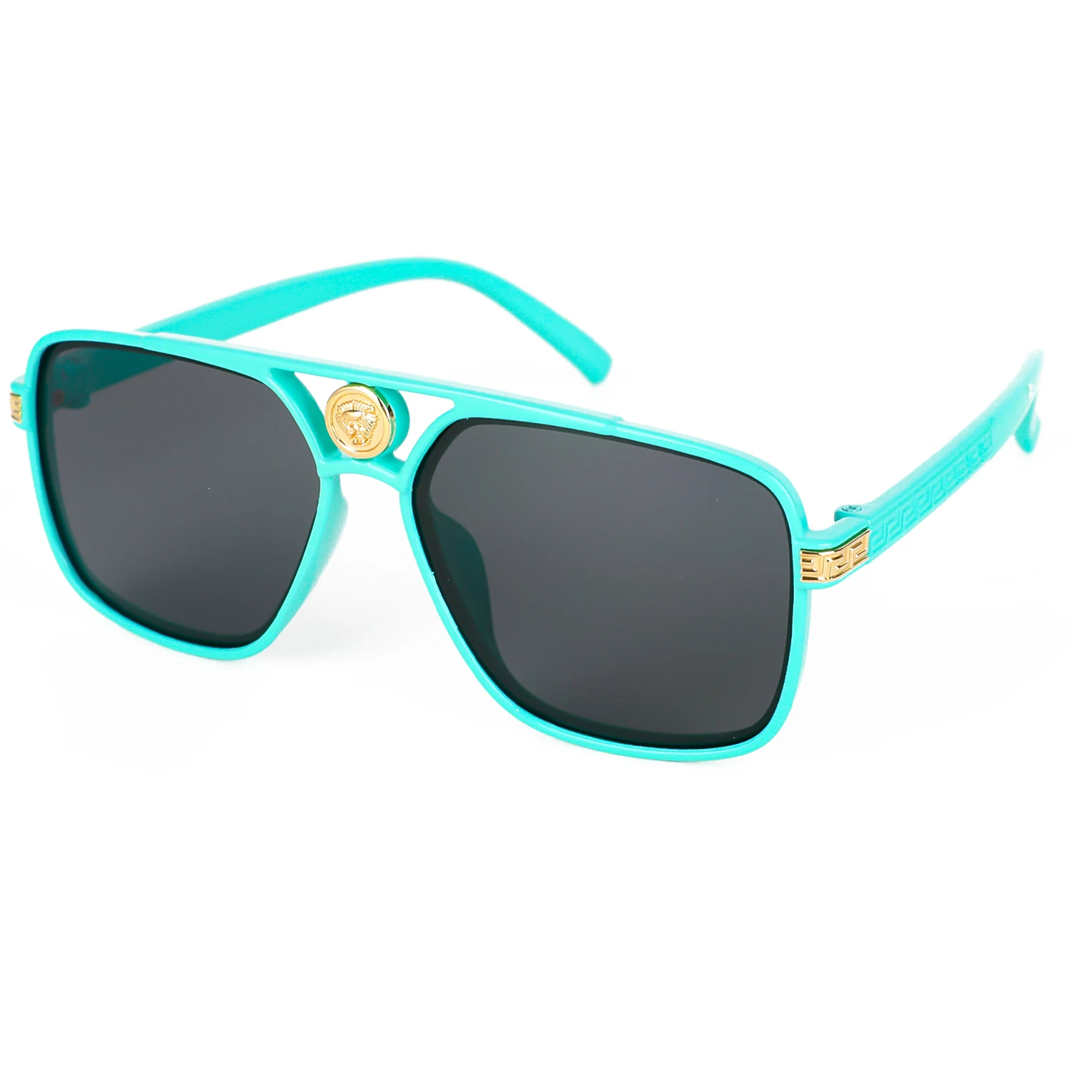 Fine mirror leg Oval frame Premium Sunglasses for Women Sunscreen Retro double beam Rose Light Luxury Sunglasses 131 RT040