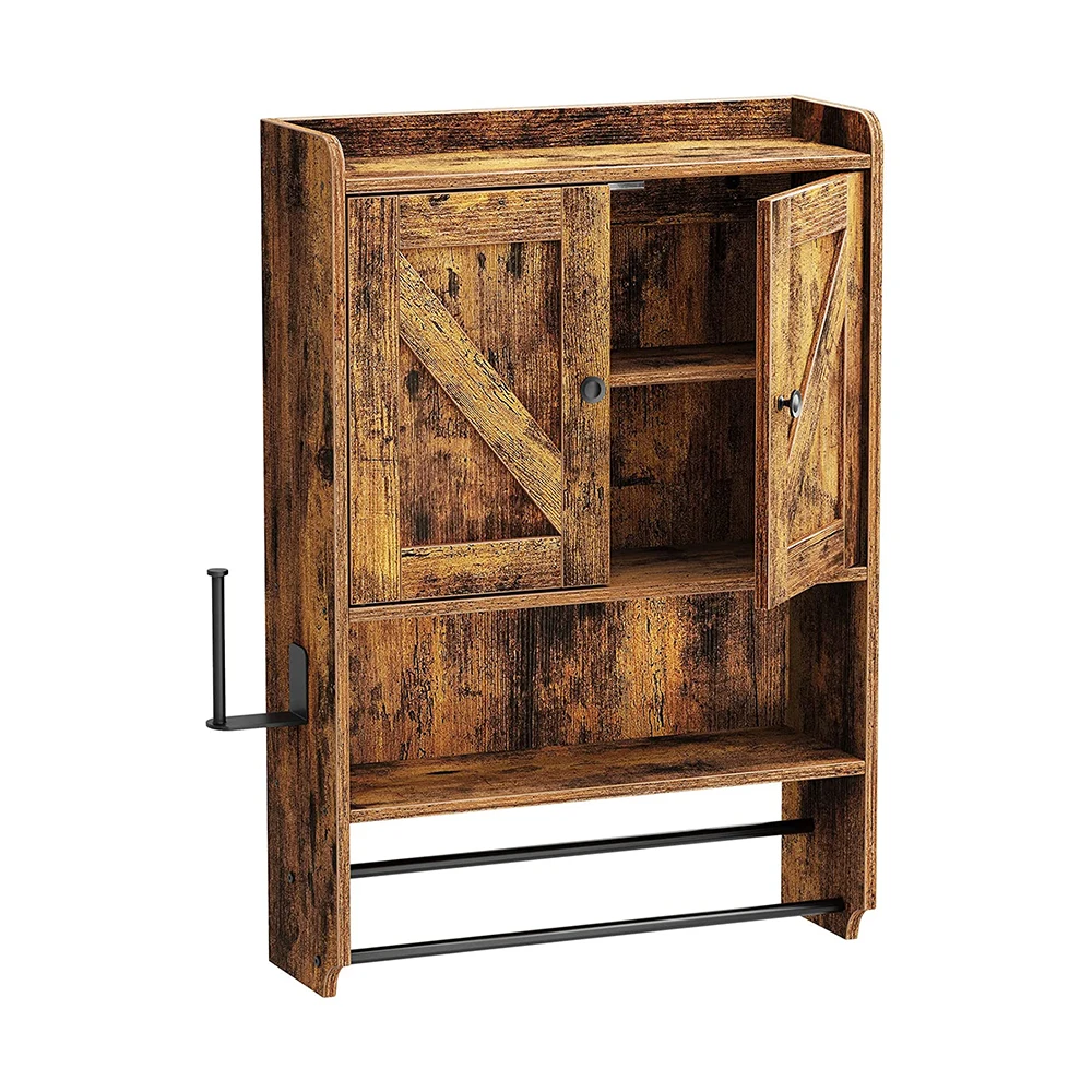 Настенный шкаф для ванной комнаты, шкафчик для лекарств, шкаф для хранения туалета с регулируемыми полками