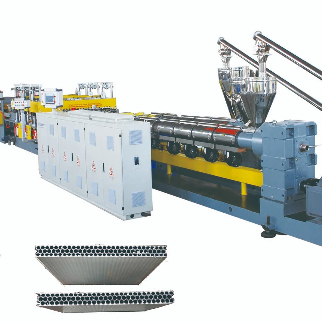 Factory direct sales plastic brick formwork building build materials machine automatic making machine producer extrusora