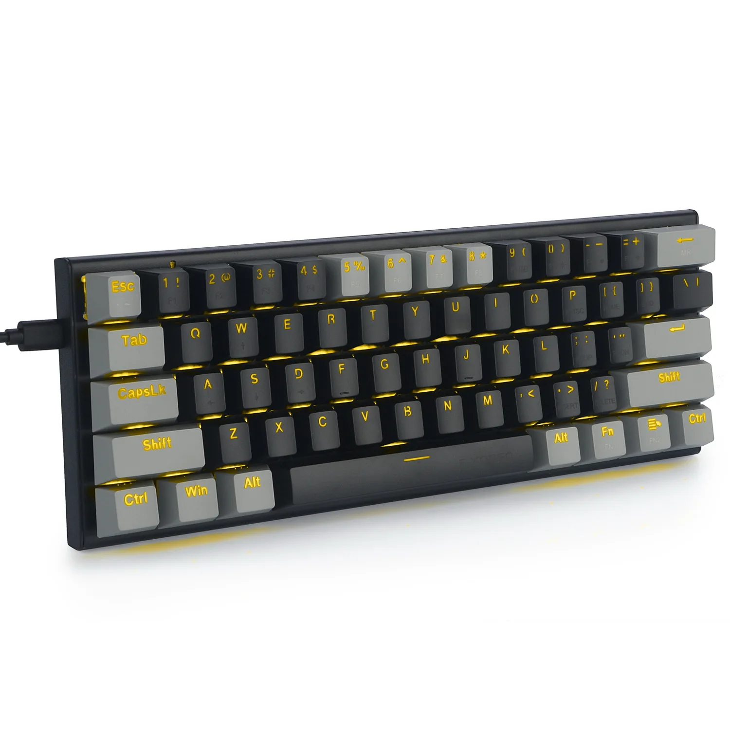 NEW Arrivals EYOOSO Z11 60% Keyboard Gamer LED Backlit Mechanical Gaming Laptop Keyboard 61keys