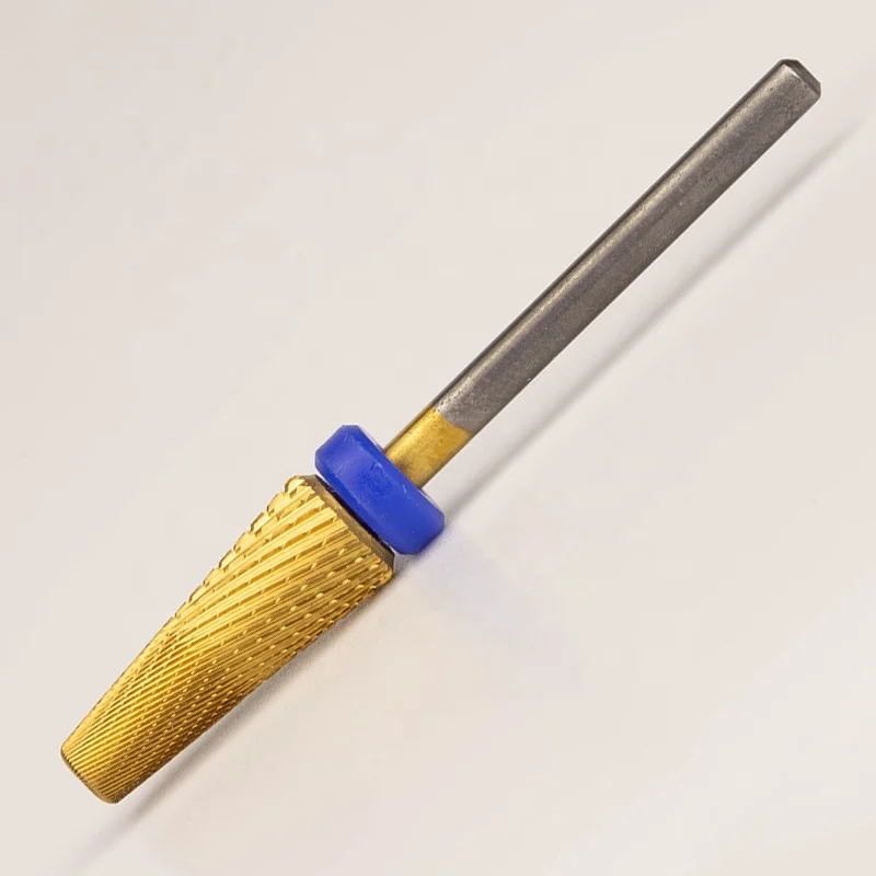 Rose Gold New Design 3 Way Professional Tungsten Electric File 5 in 1 Nail Carbide Efile Bits for Nails Drill Accessories