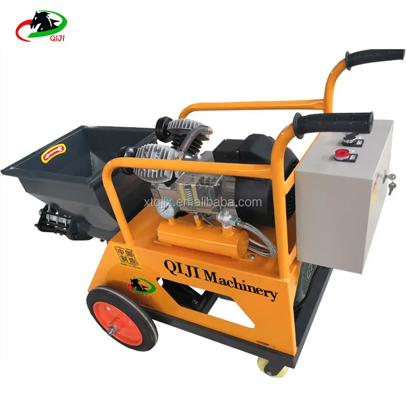 new putty plaster waterproof material cement mortar spray paint spraying machine