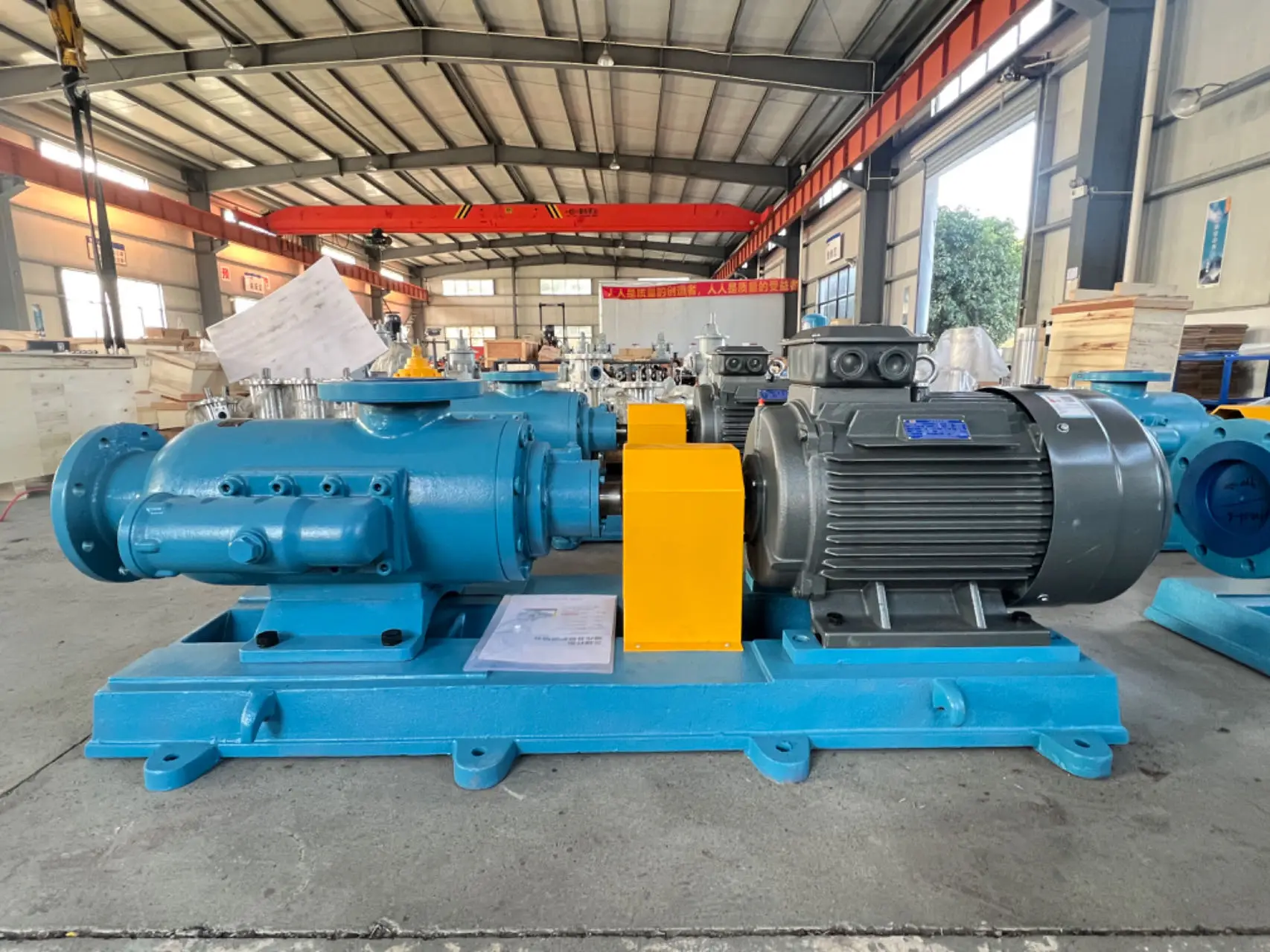 HTSND120 Series Electric Screw Pump Low-Pressure High-Flow Oil Transfer with Lubrication OEM/ODM/OBM Supported for Vacuum Usage