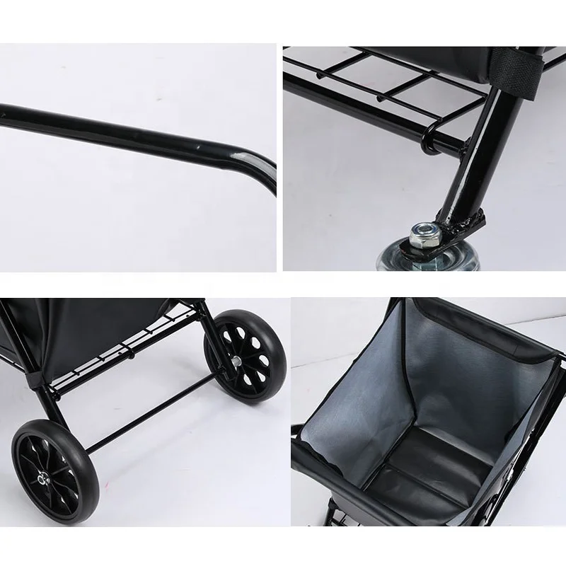 Newly Designed Environmentally Friendly Large Capacity Lightweight Foldable Shopping Trolley