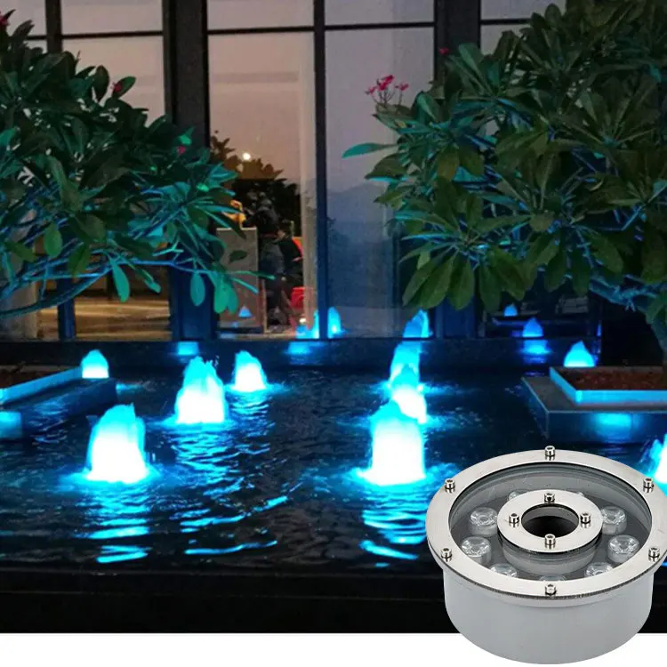 submersible fountain lights solar fountain pump with rgb light fountain lights
