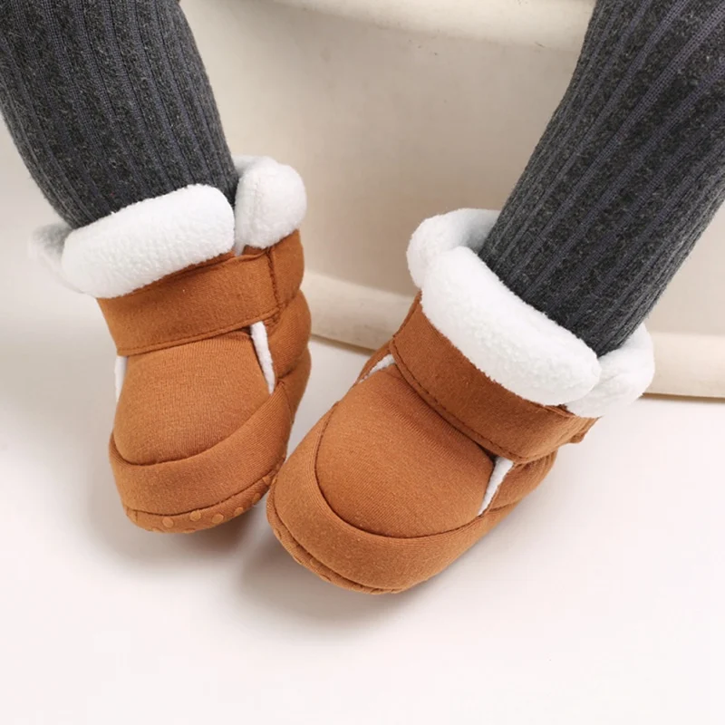 
Winter Baby Girls Shoes Cotton Soft Sole Boots Shoes Winter Warm Boot First Walking shoes 