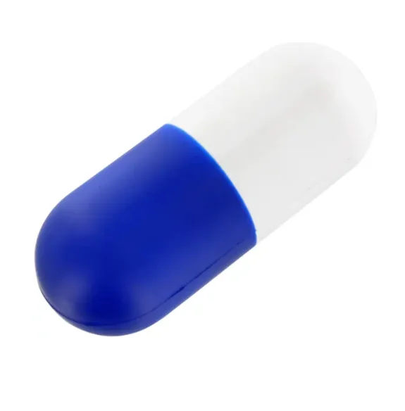 cheap TOP customized logo promotional Imprinted shape Capsule Stress Balls/ Stress Toys