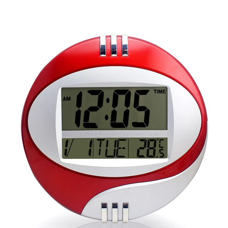 KH-CL100 Automatic Calendar Table Office Make Music Desktop Decorative Wall Clock for Living Room