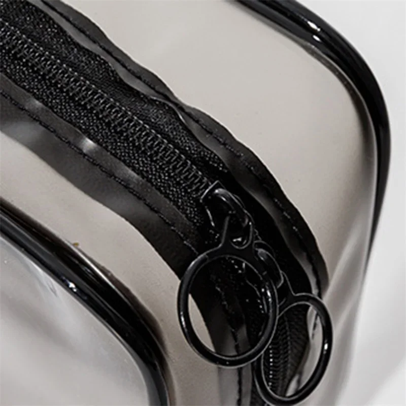 Custom Wholesale Waterproof Blank Transparent Toiletry Bag Makeup Pouches Pvc Makeup Cosmetic Bag for Travel Storage