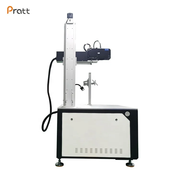 Pratt Fiber/Co2/uv Laser Marking Machine with Visual Positioning System CCD Camera Laser Marking Machine