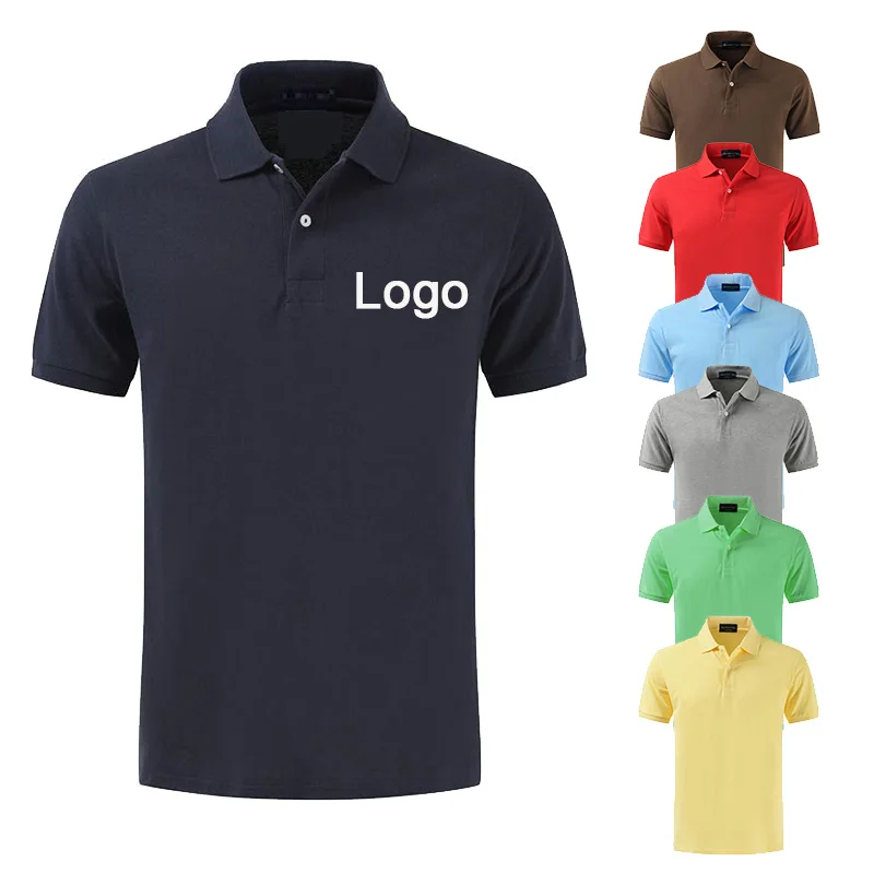 Custom Mens Golf Quick dry Polo Shirts Shirt With Embroidery Logo