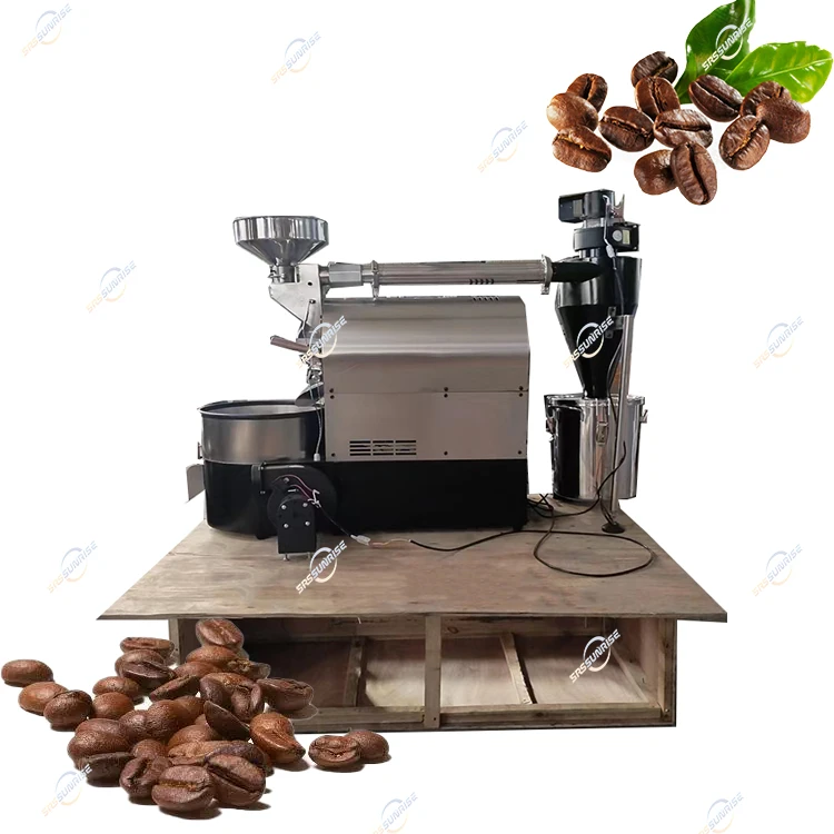 With Artisan Software Smart Coffee Roaster Made in China Coffee Bean Roasting Machine