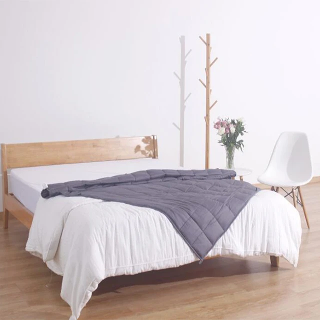 
Natural Cotton With Lead Free Glass Beads Knitted Baby Sensory Kids Weighted Blanket 