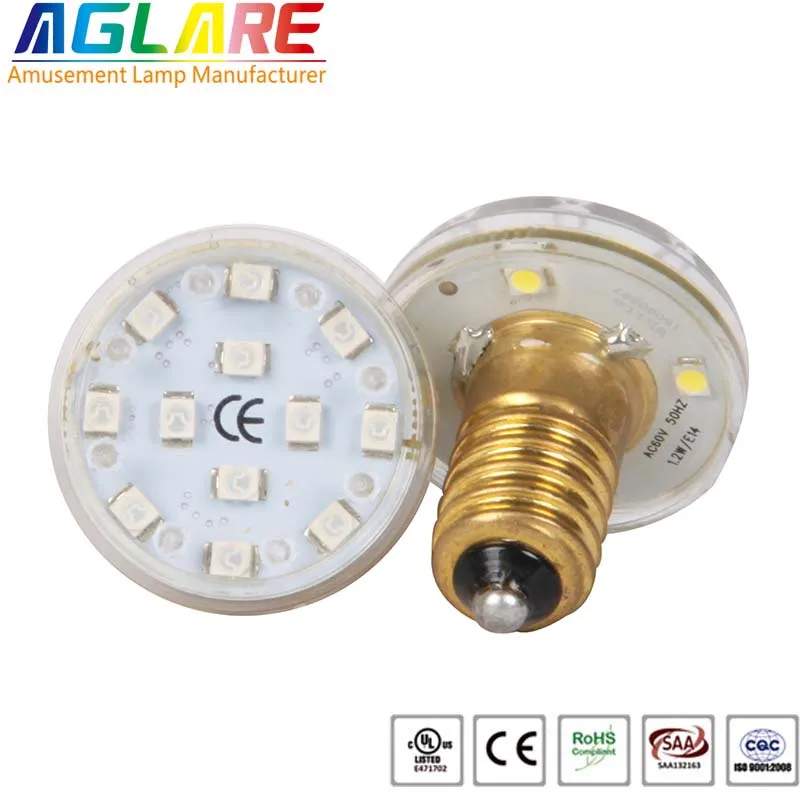 Aglare e14 amusement led lamp with turbo housing 60V/110V/220V for funfair lighting