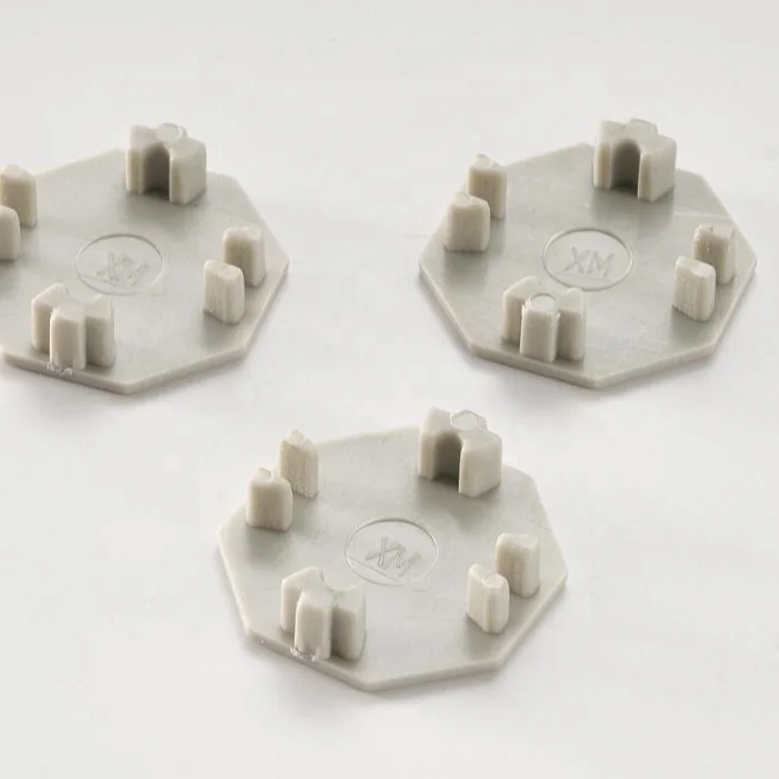 Plastic end  Caps For Shell scheme booth Aluminum Profiles /exhibition booth materials/display accesory equipment manufactory