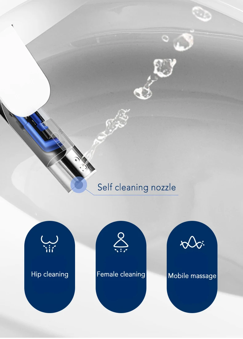 Sanitary wares s-trap cheap electronic inodoro toilet bowl electric bidet siphonic intelligent closestool smart wc toilet